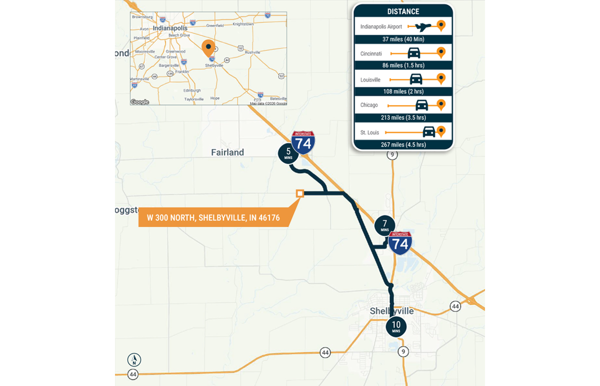 W 300 North, Shelbyville, IN 46176